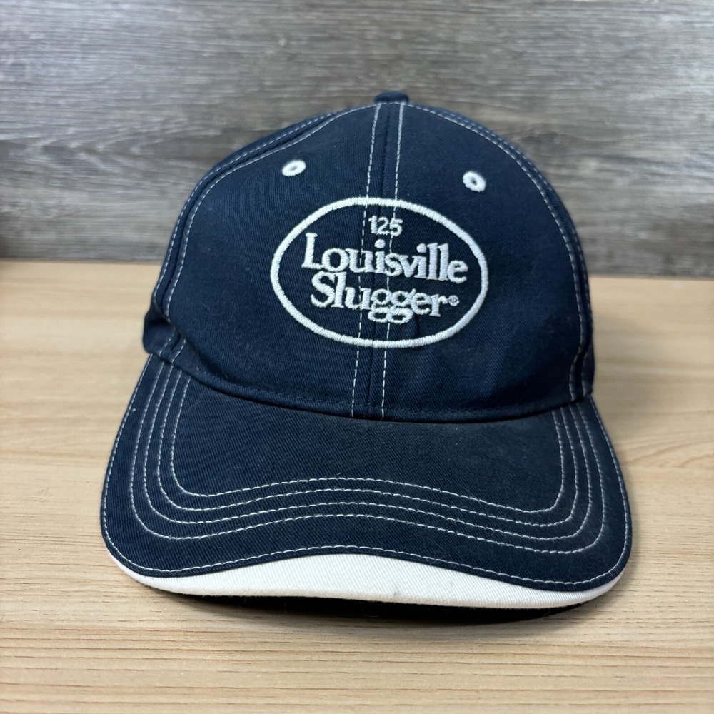 Louisville Slugger Hat Cap Strap Back‎ Blue Baseball One Size Adjustable